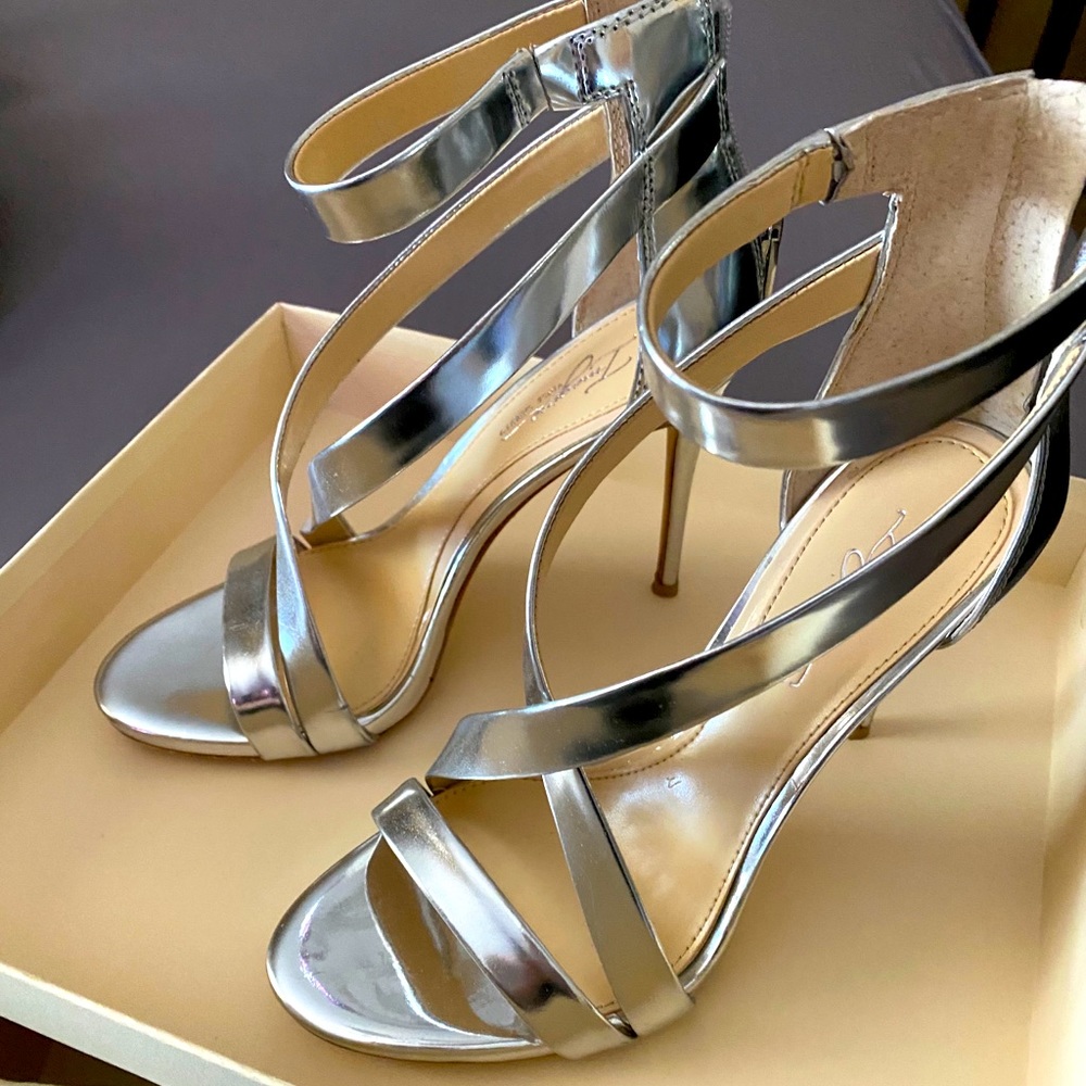 Silver heels